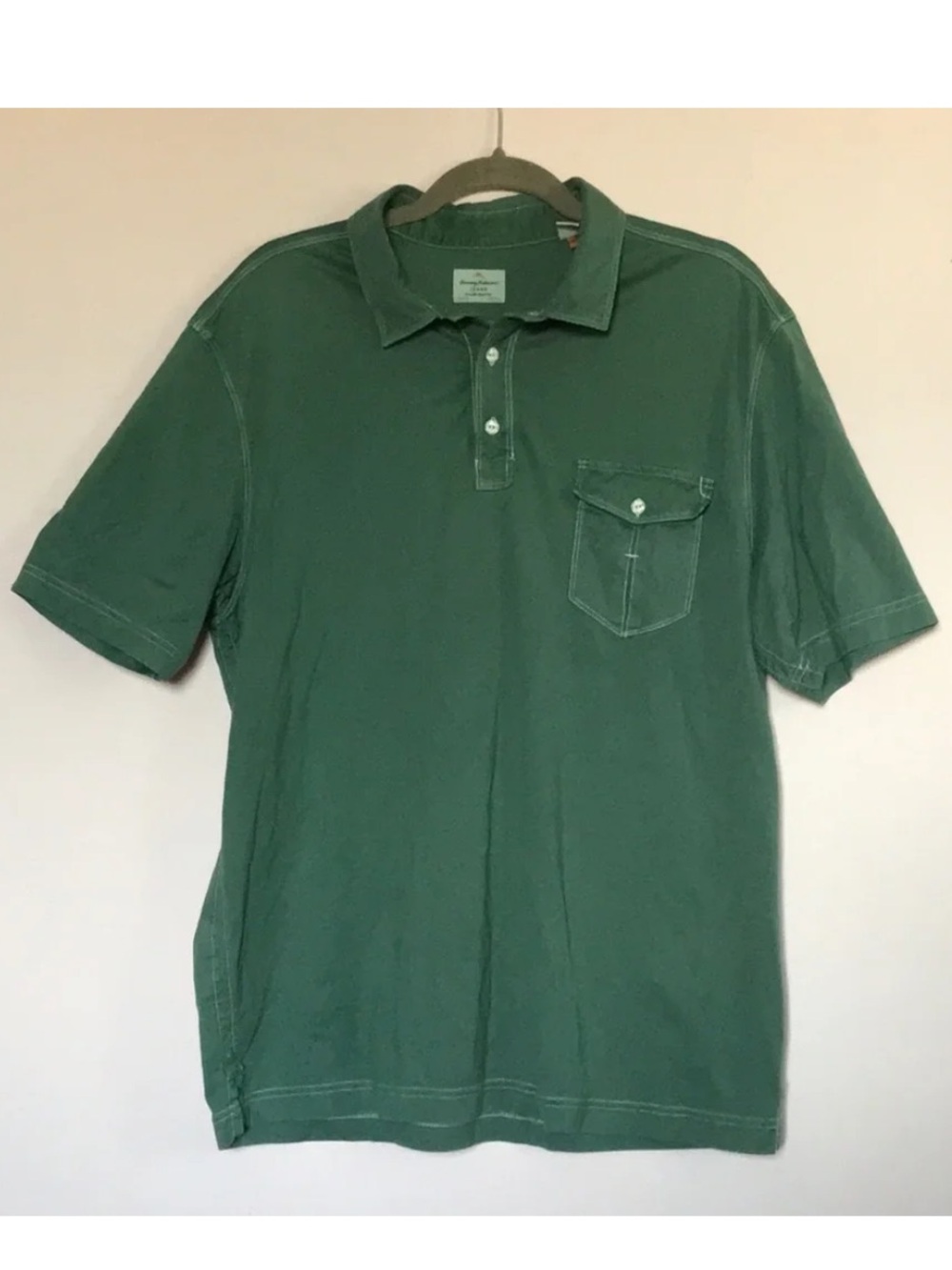 Tommy Bahama soft green polo shirt XL